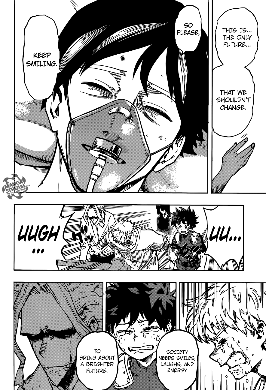 My Hero Academia, chapter 161