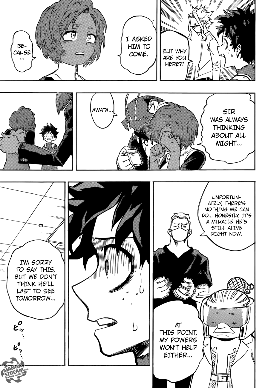 My Hero Academia, chapter 161