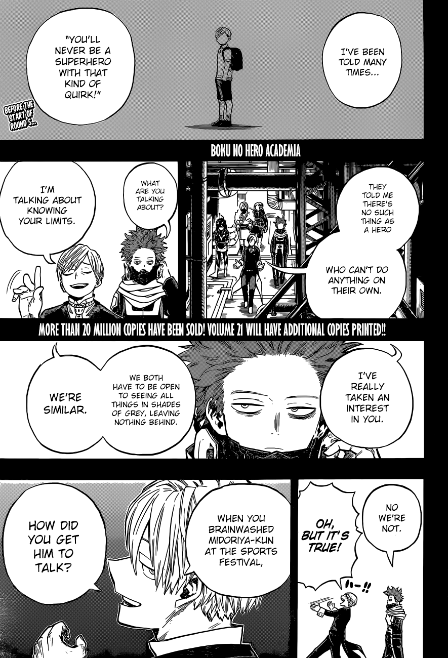 My Hero Academia, chapter 211