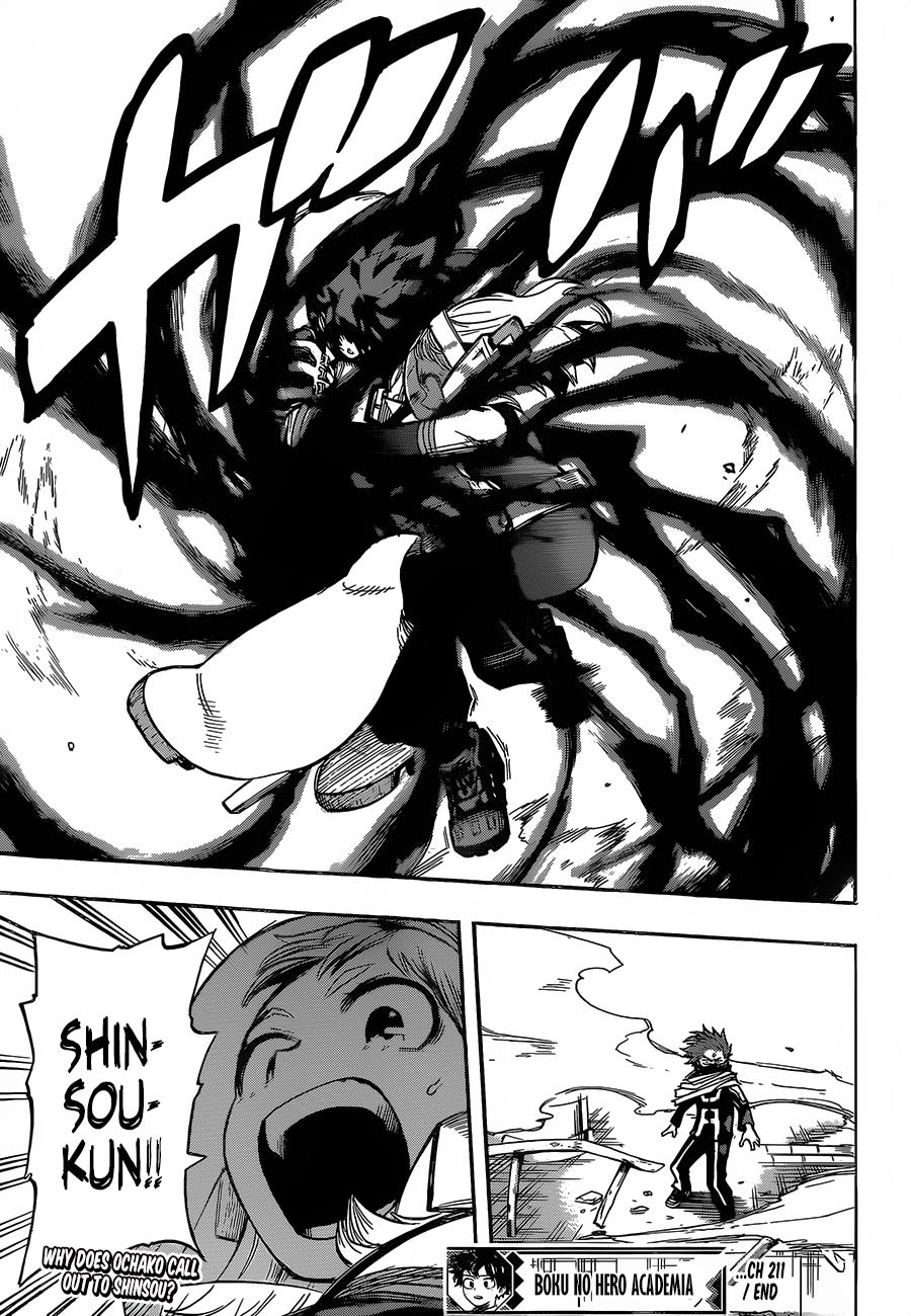 My Hero Academia, chapter 211