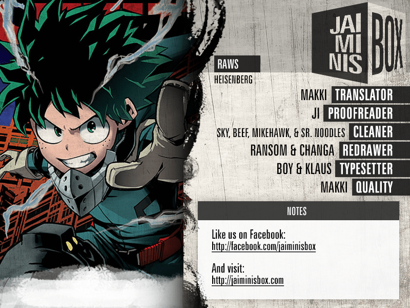 My Hero Academia, chapter 211