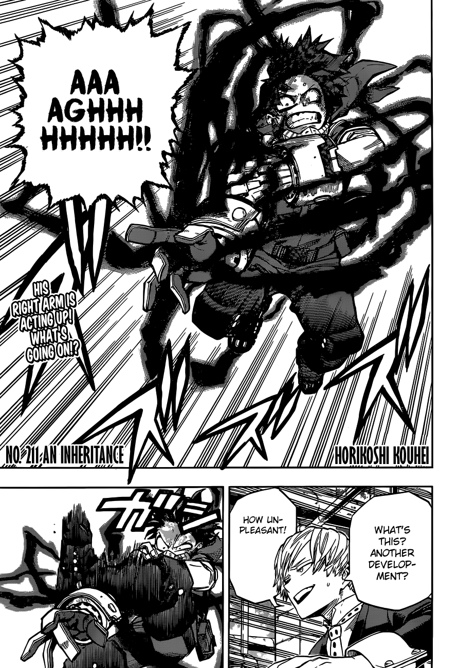 My Hero Academia, chapter 211