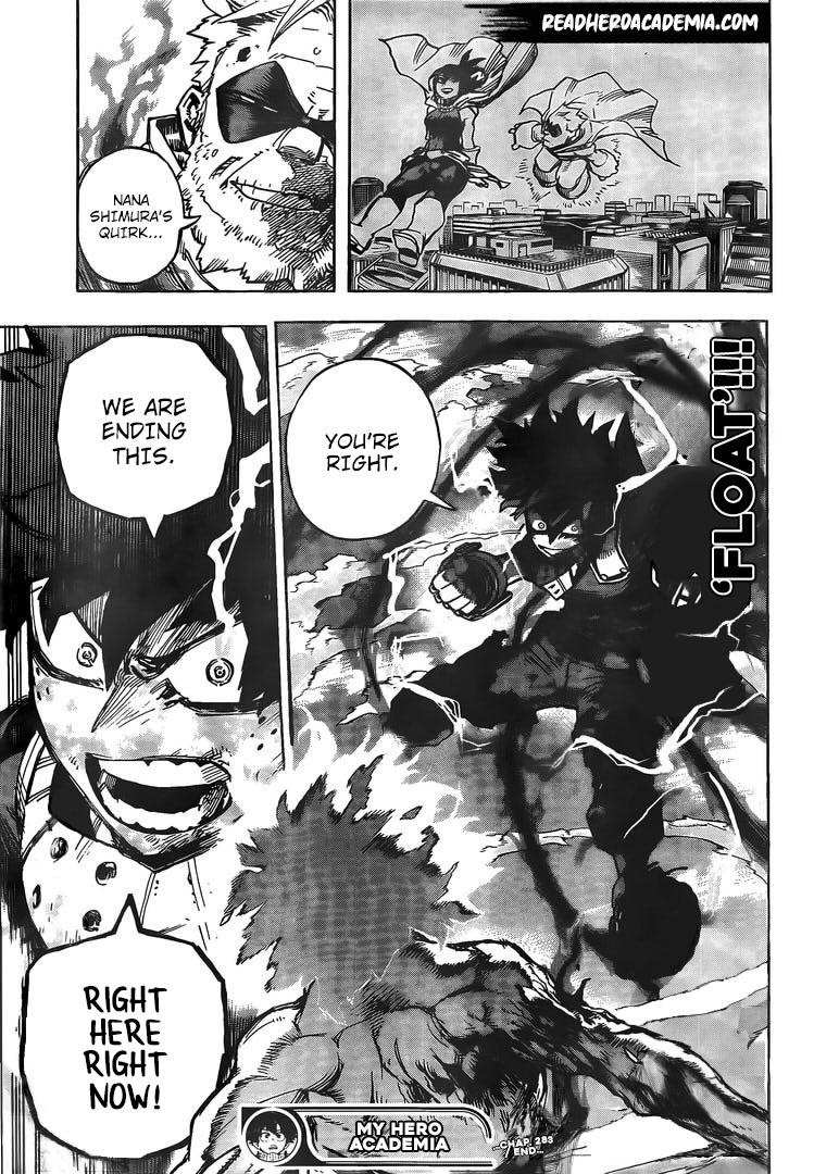 My Hero Academia, chapter 283