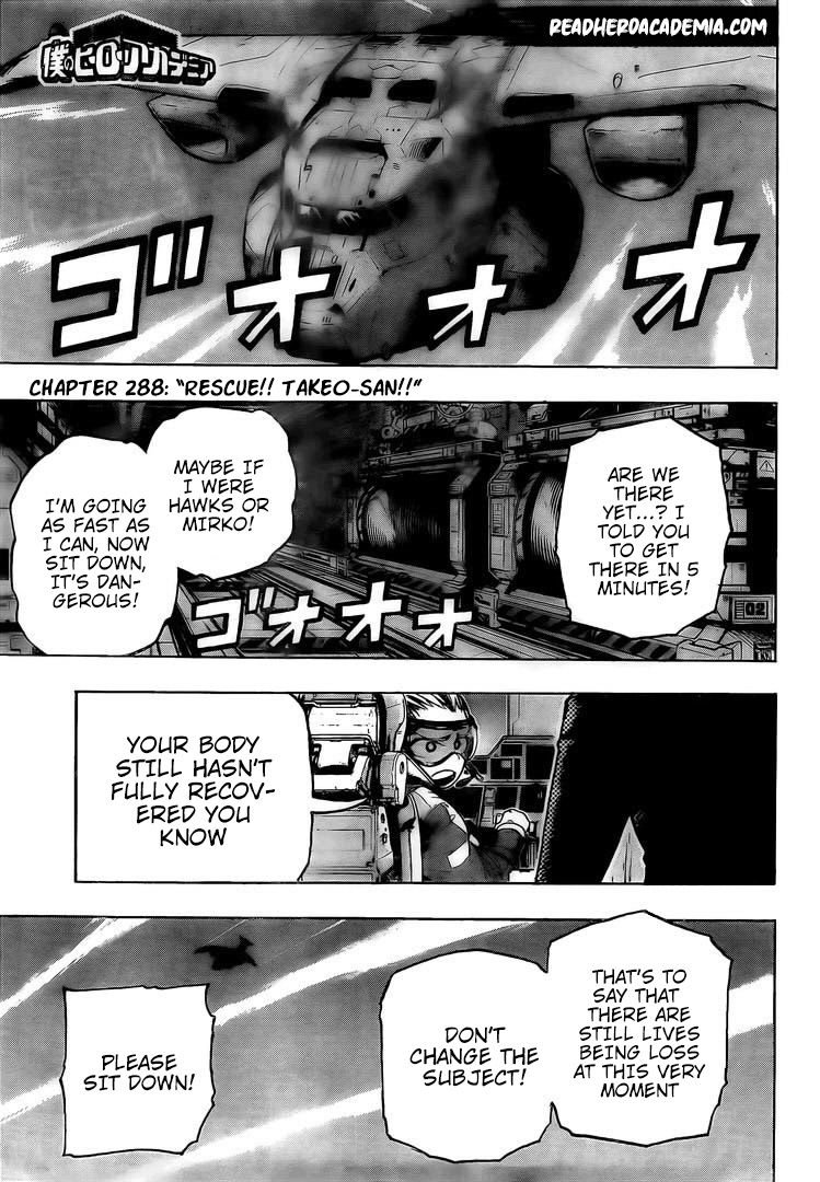 My Hero Academia, chapter 288