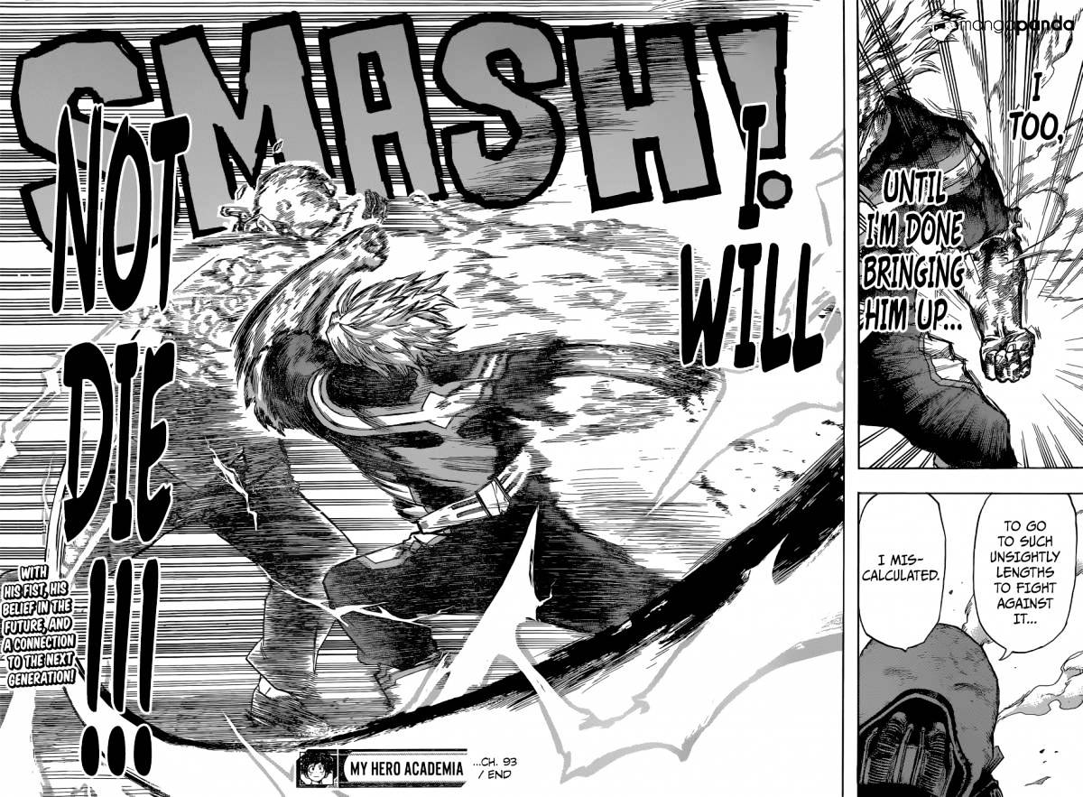 My Hero Academia, chapter 93