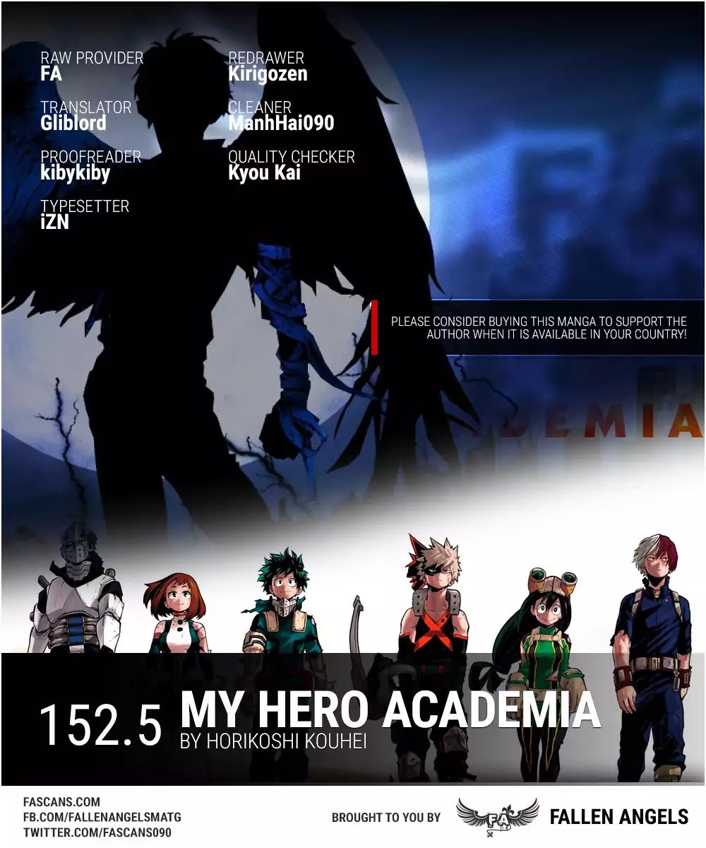 My Hero Academia, chapter 152.5