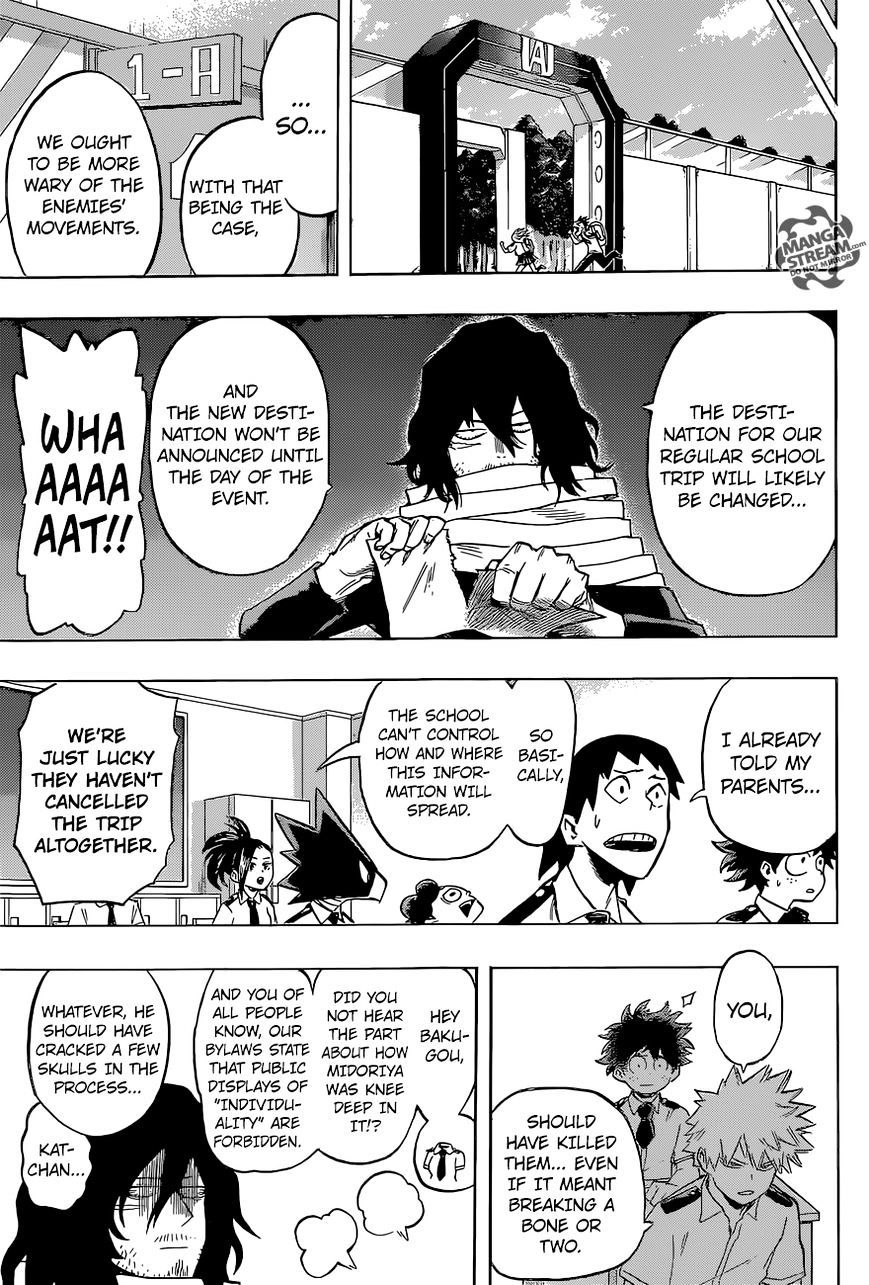 My Hero Academia, chapter 70