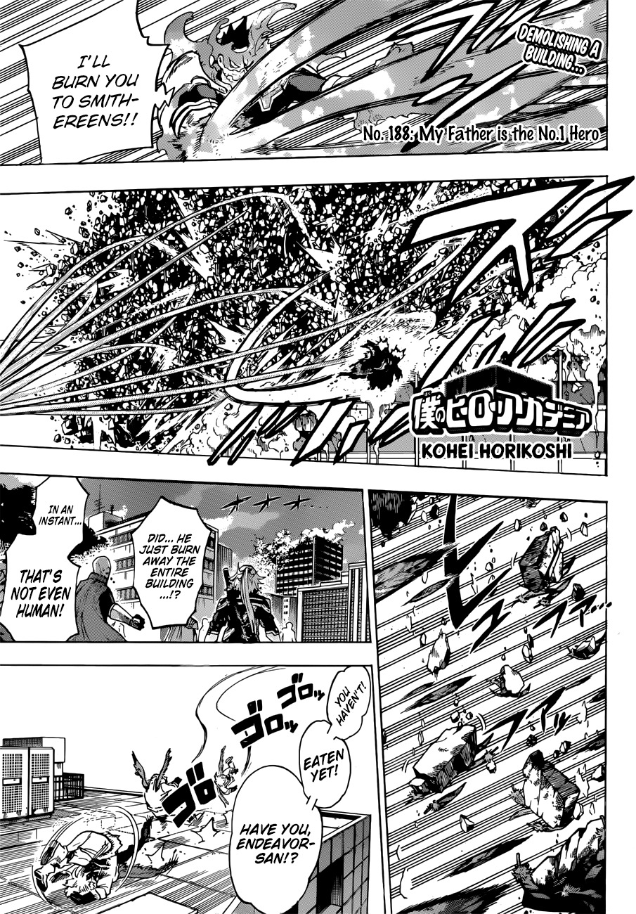 My Hero Academia, chapter 188