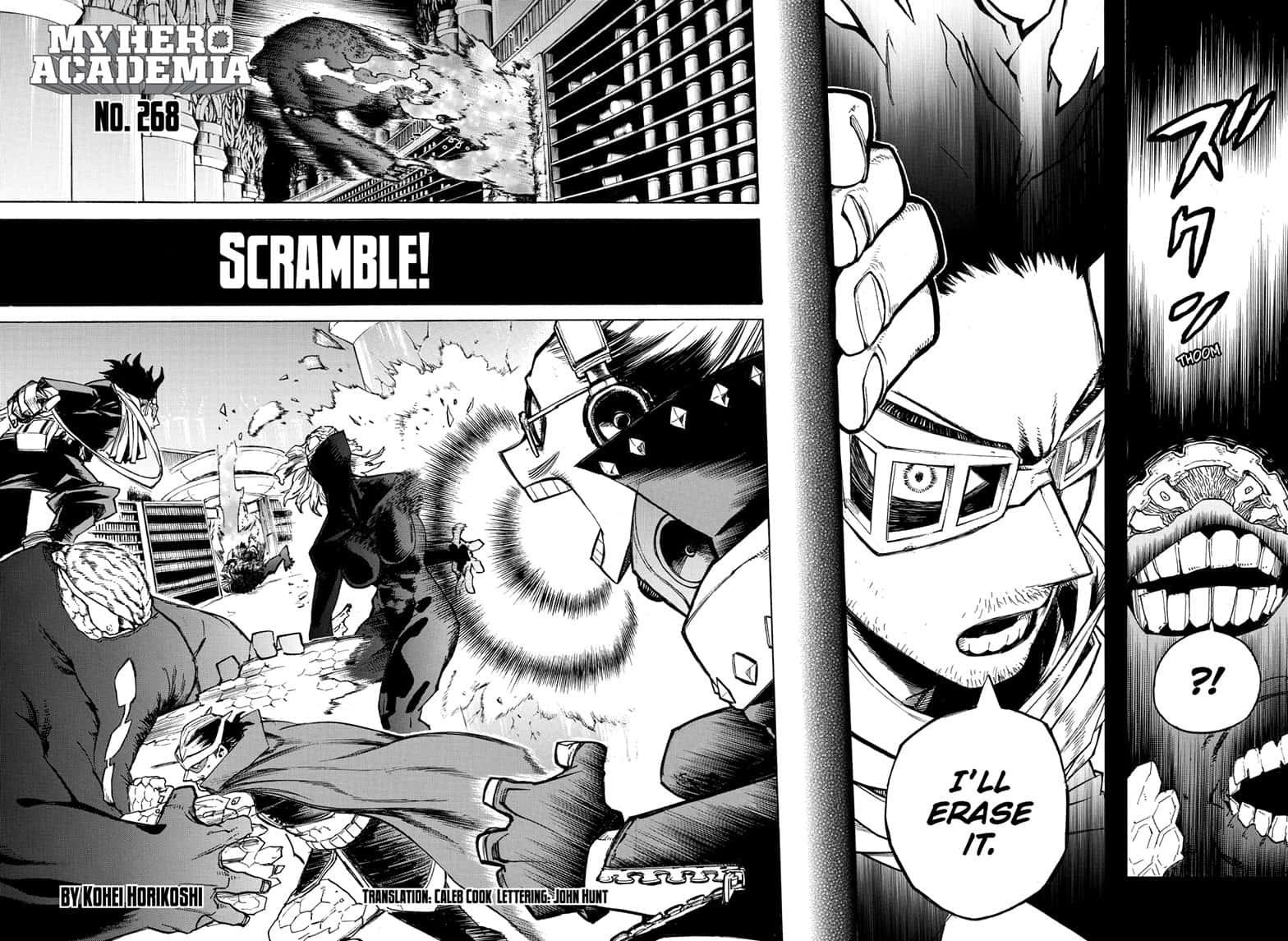 My Hero Academia, chapter 268