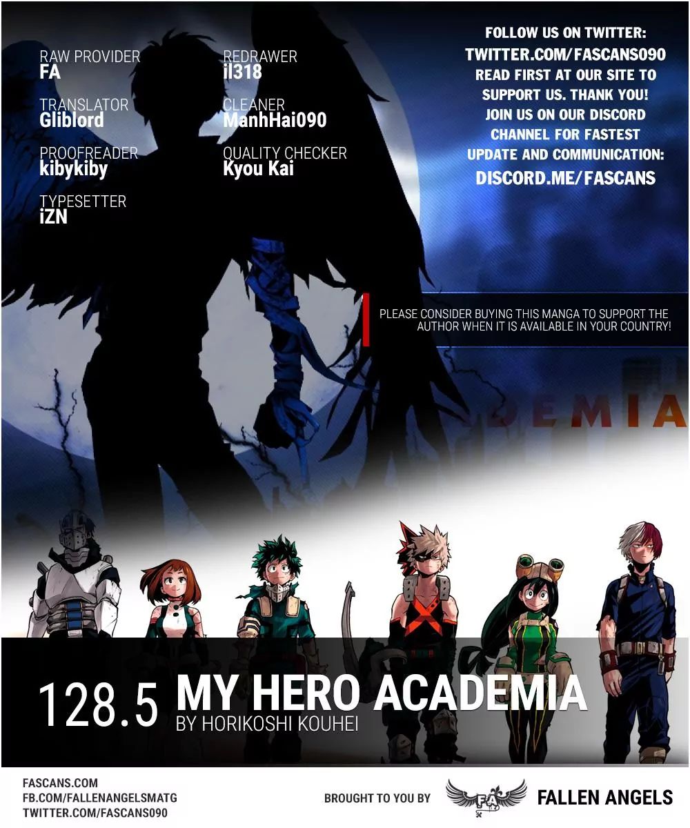 My Hero Academia, chapter 128.5