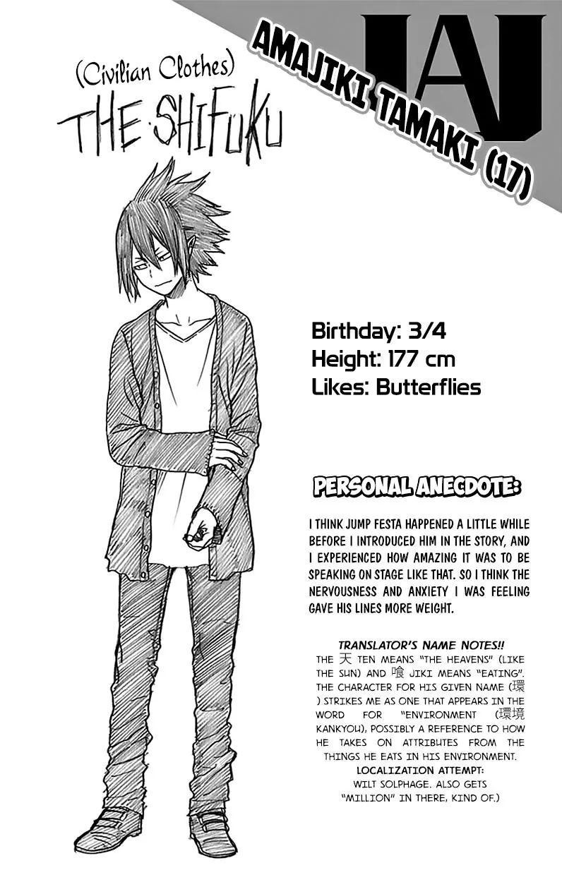 My Hero Academia, chapter 128.5