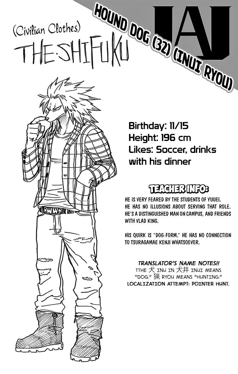 My Hero Academia, chapter 128.5