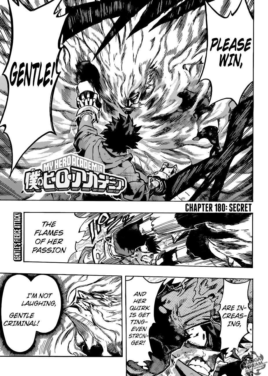 My Hero Academia, chapter 180