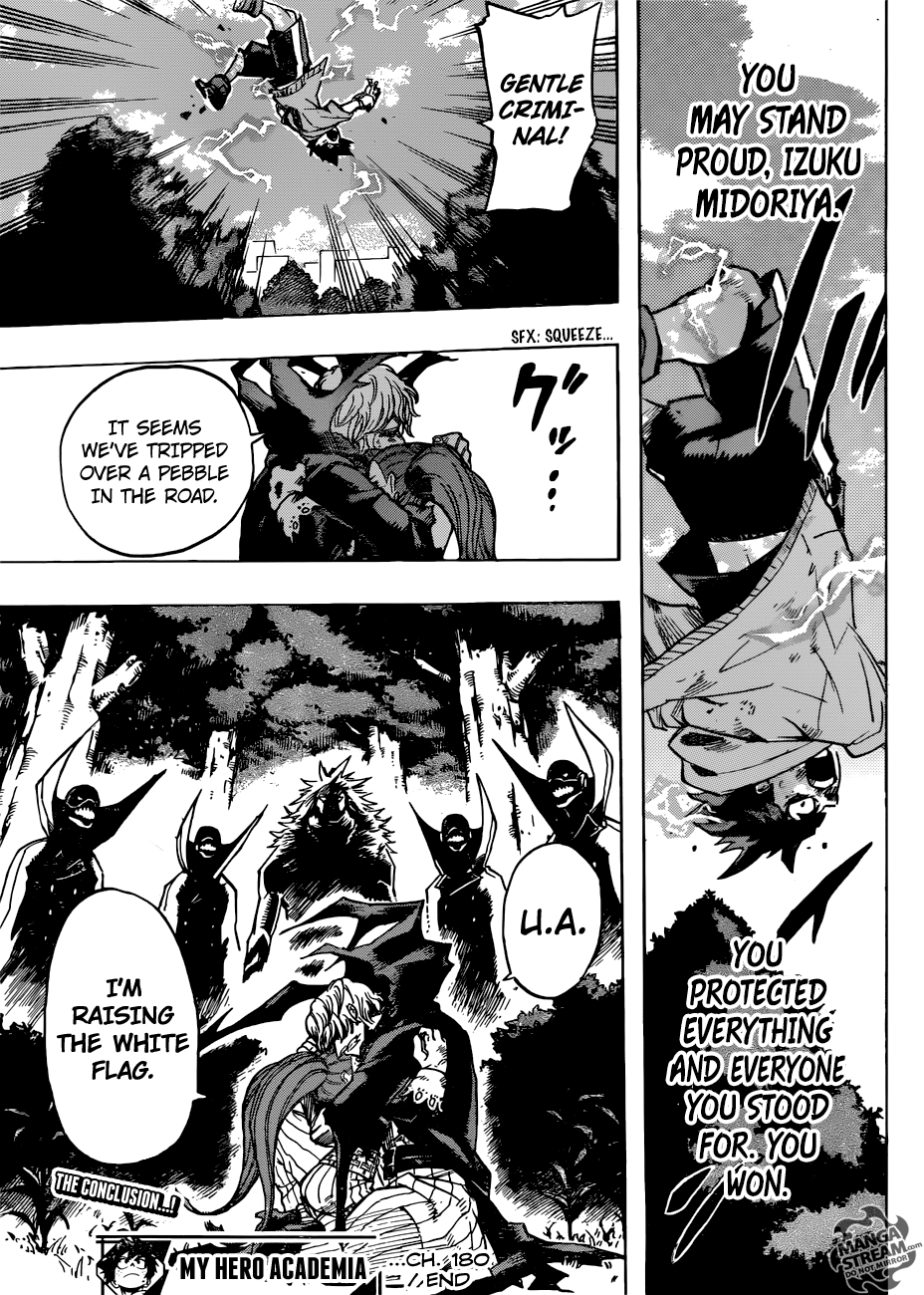 My Hero Academia, chapter 180