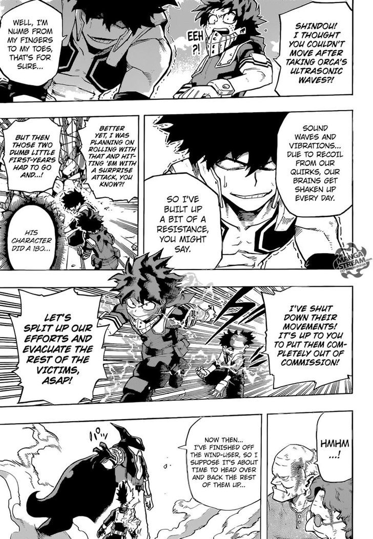 My Hero Academia, chapter 112