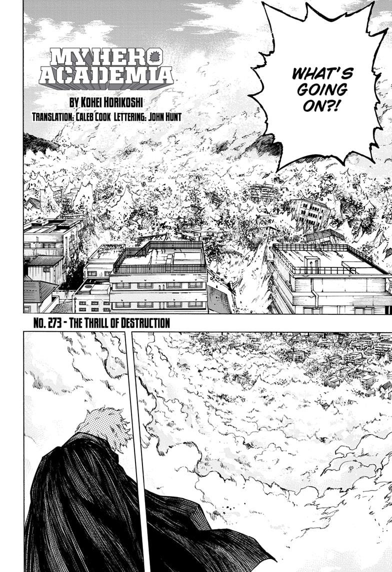 My Hero Academia, chapter 273