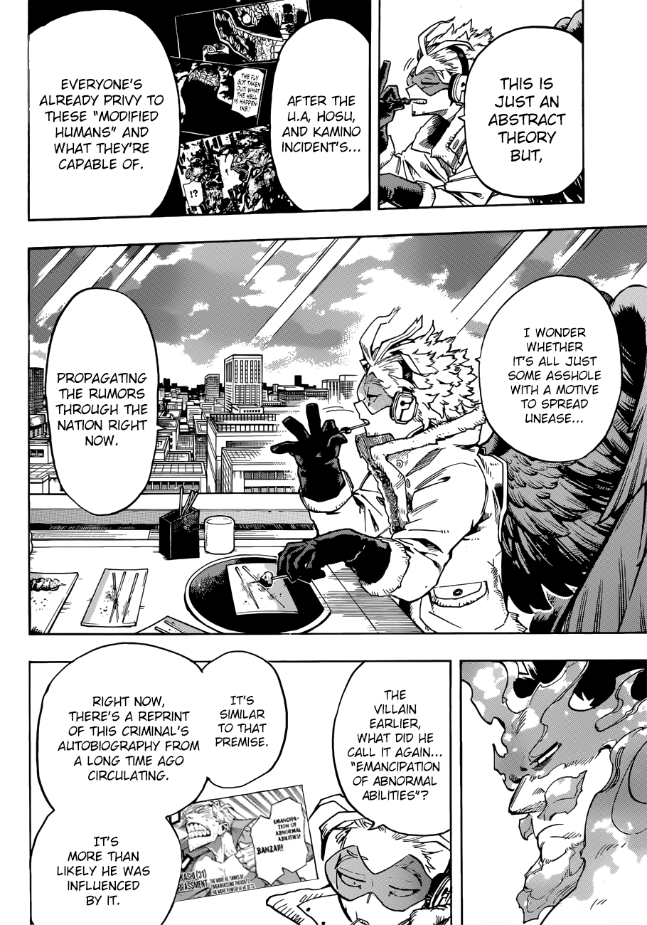 My Hero Academia, chapter 186