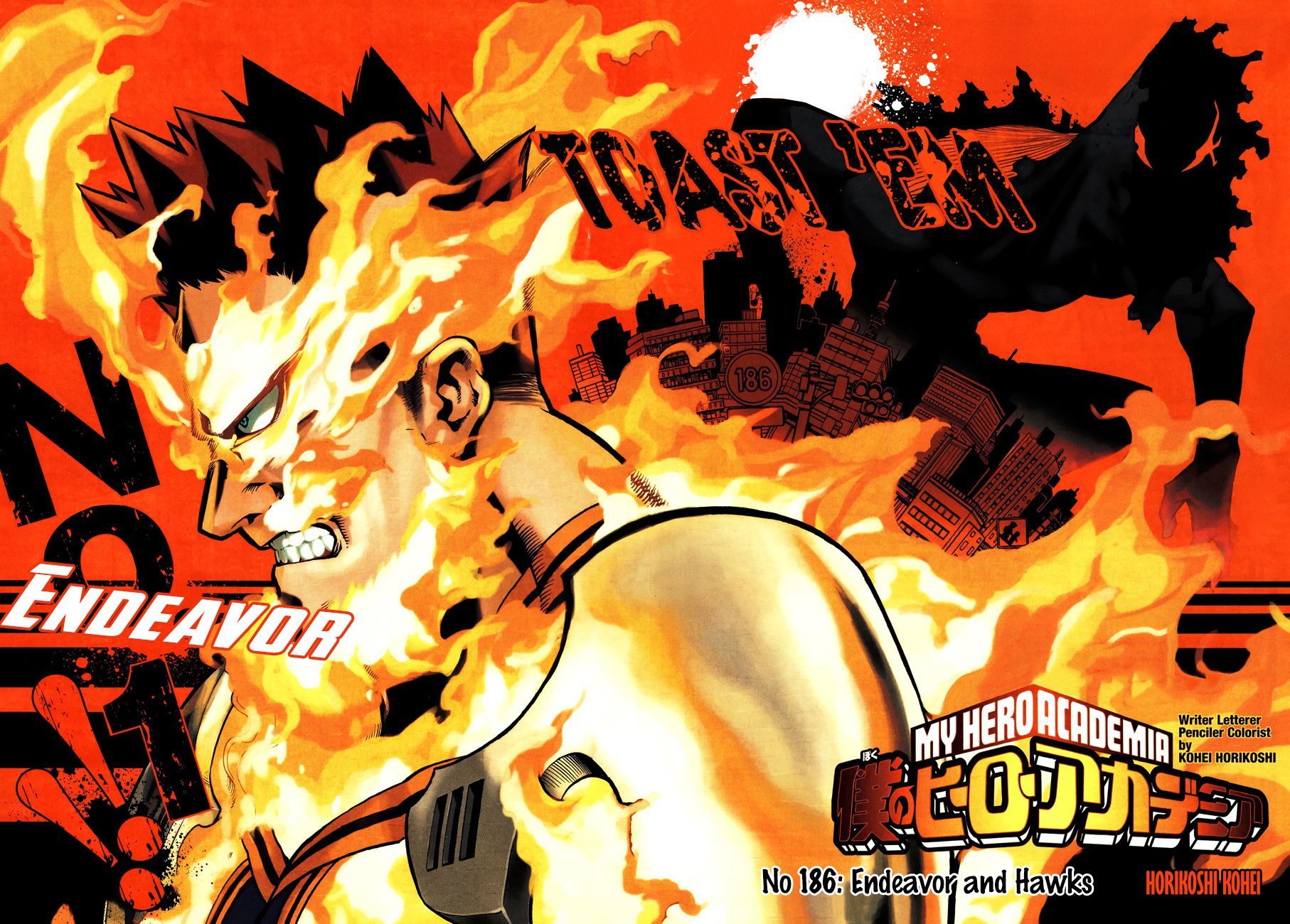 My Hero Academia, chapter 186