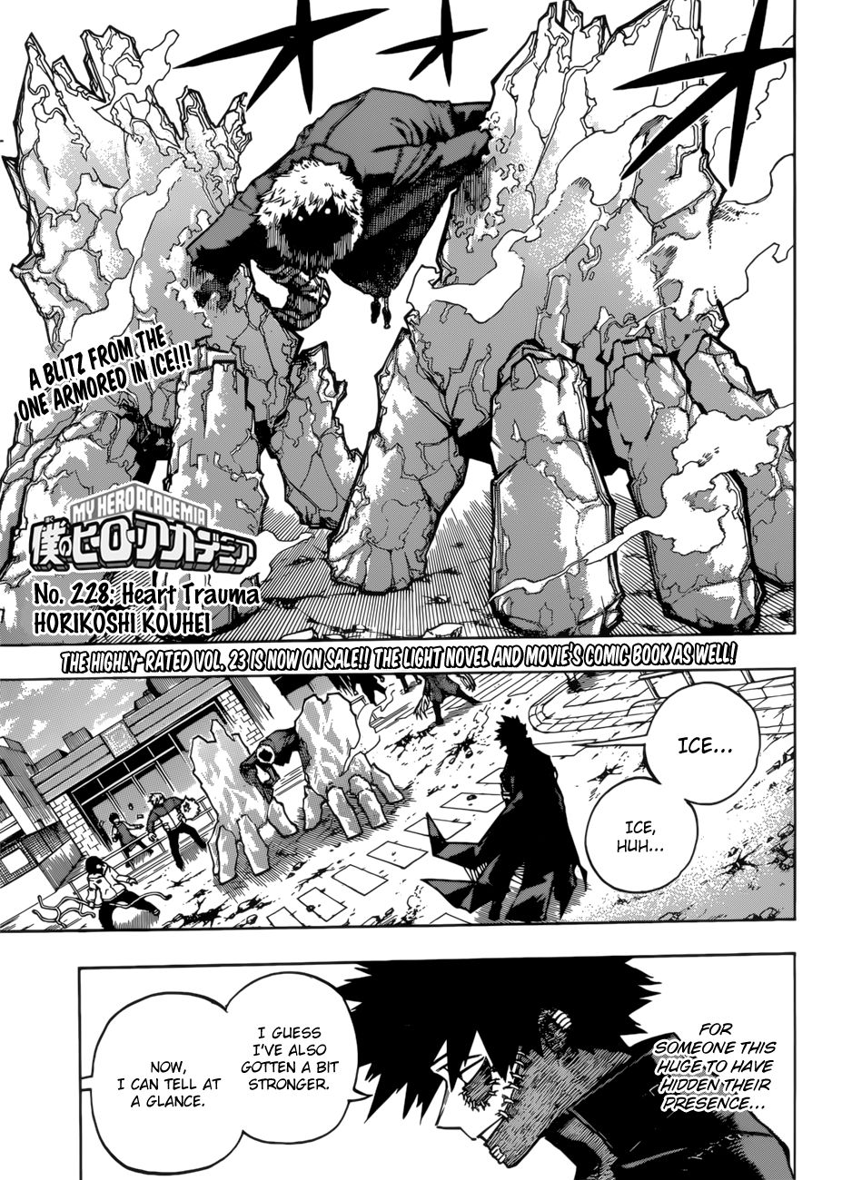 My Hero Academia, chapter 228