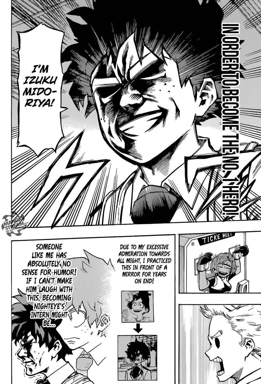 My Hero Academia, chapter 126