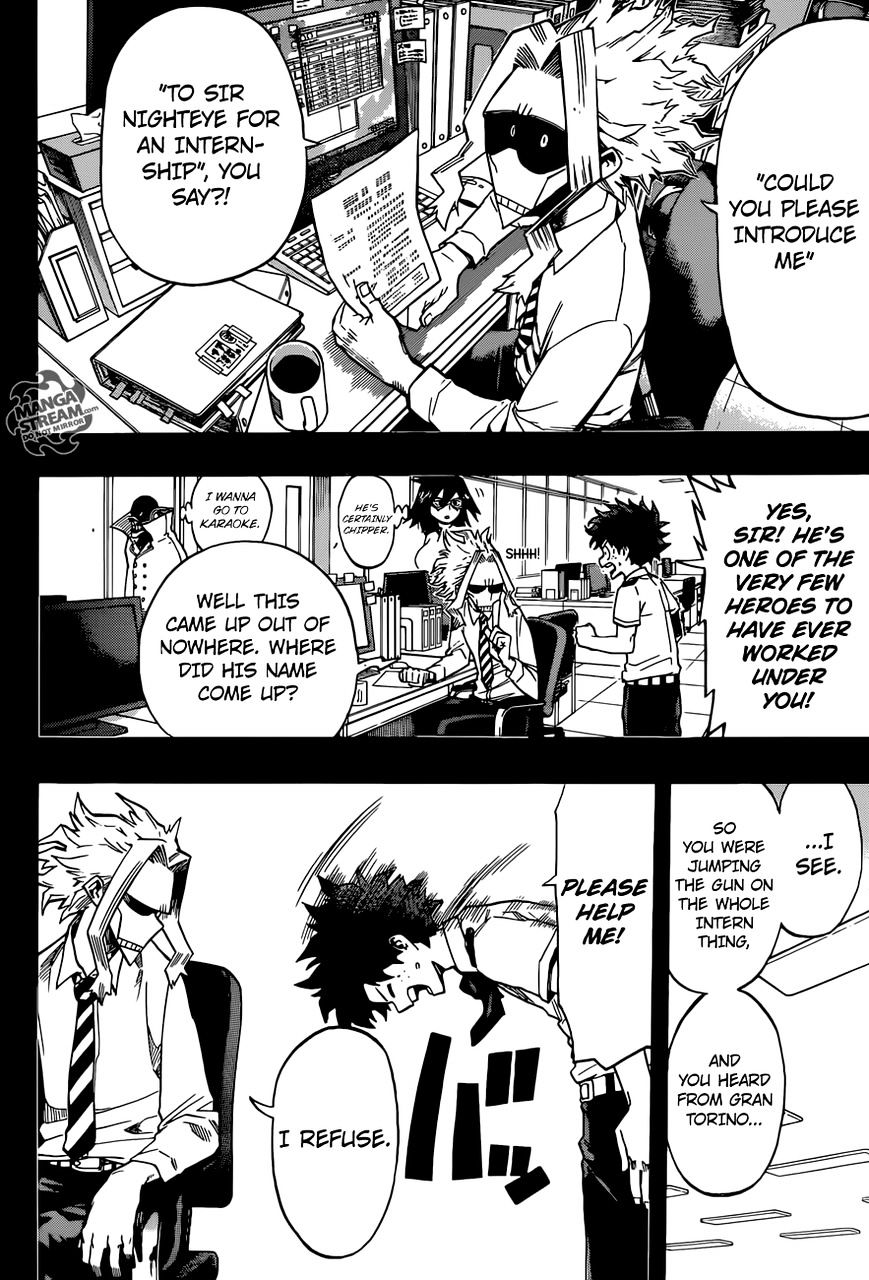 My Hero Academia, chapter 126