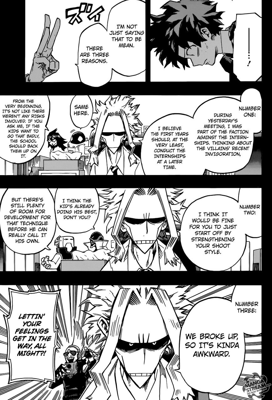 My Hero Academia, chapter 126