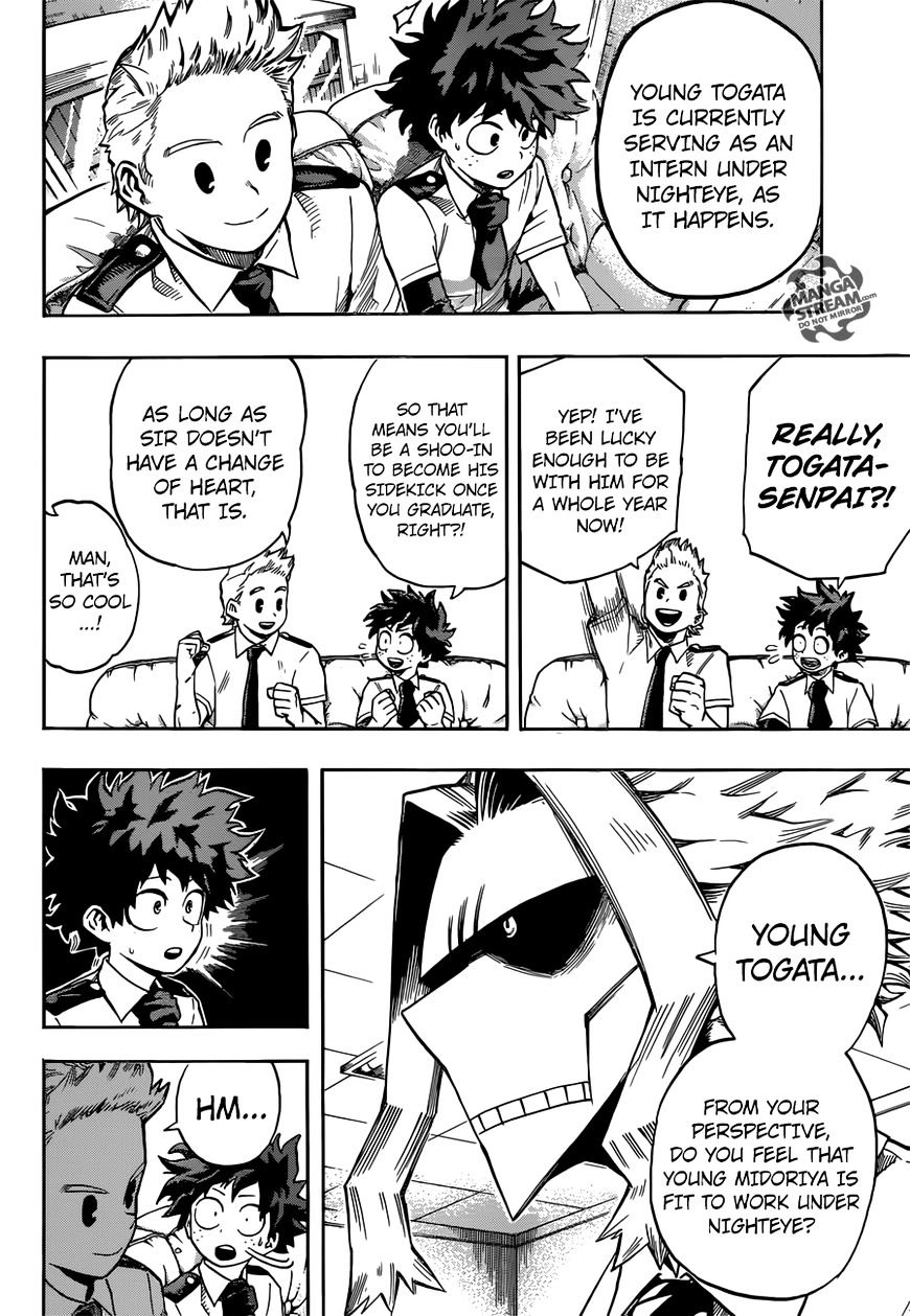 My Hero Academia, chapter 126