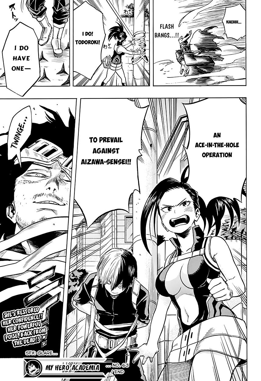 My Hero Academia, chapter 63