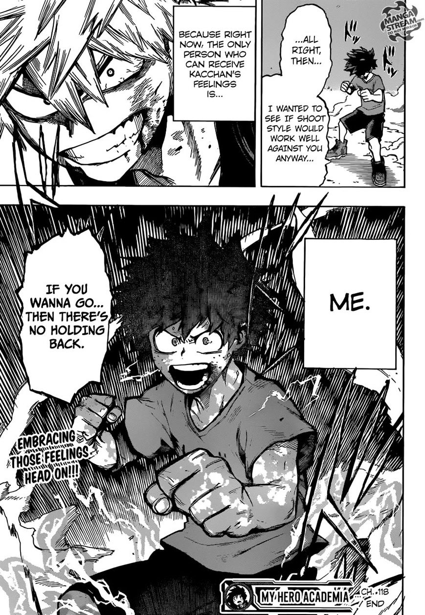 My Hero Academia, chapter 118