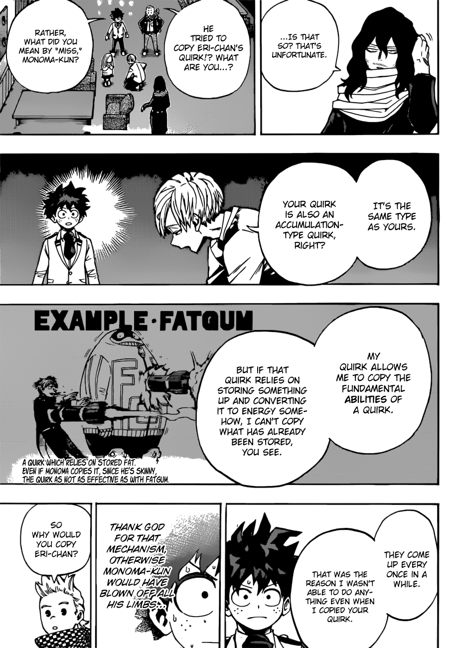 My Hero Academia, chapter 217