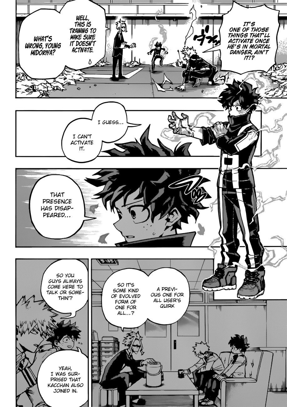 My Hero Academia, chapter 217