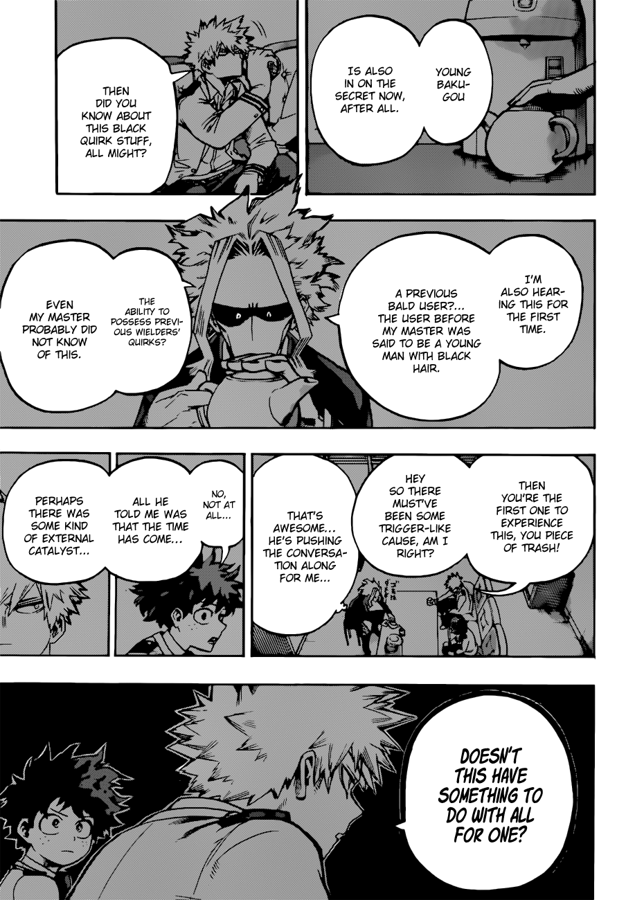 My Hero Academia, chapter 217