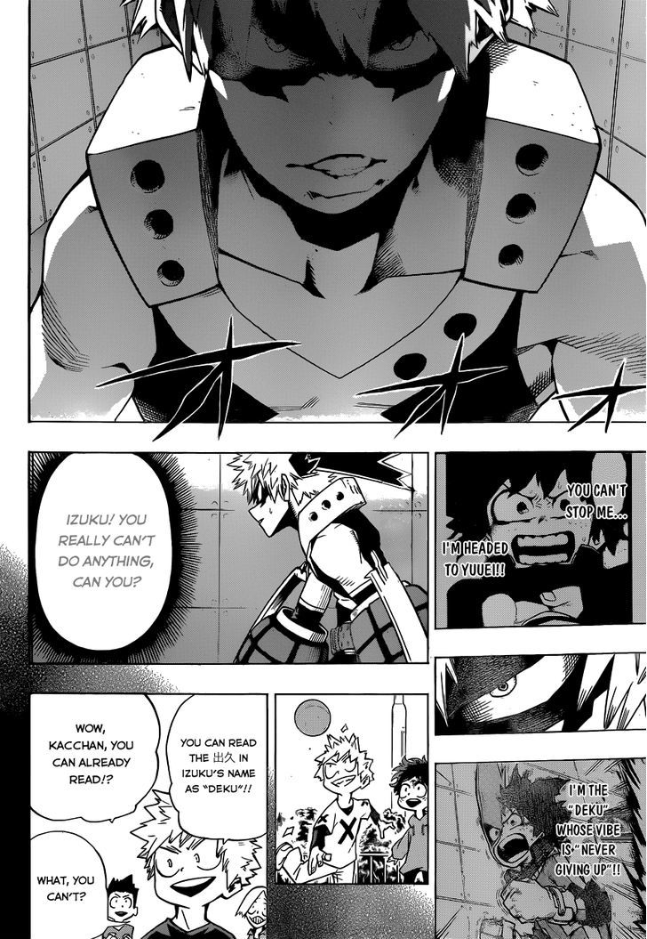 My Hero Academia, chapter 9