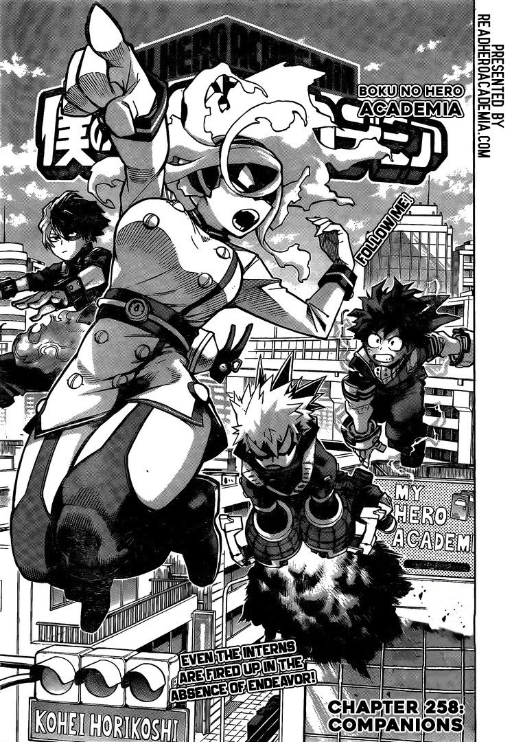 My Hero Academia, chapter 258