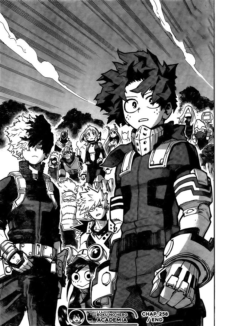 My Hero Academia, chapter 258