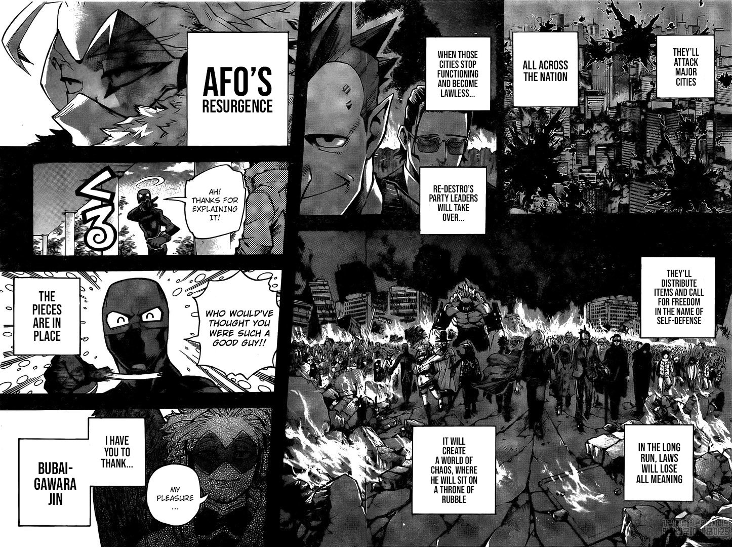 My Hero Academia, chapter 258