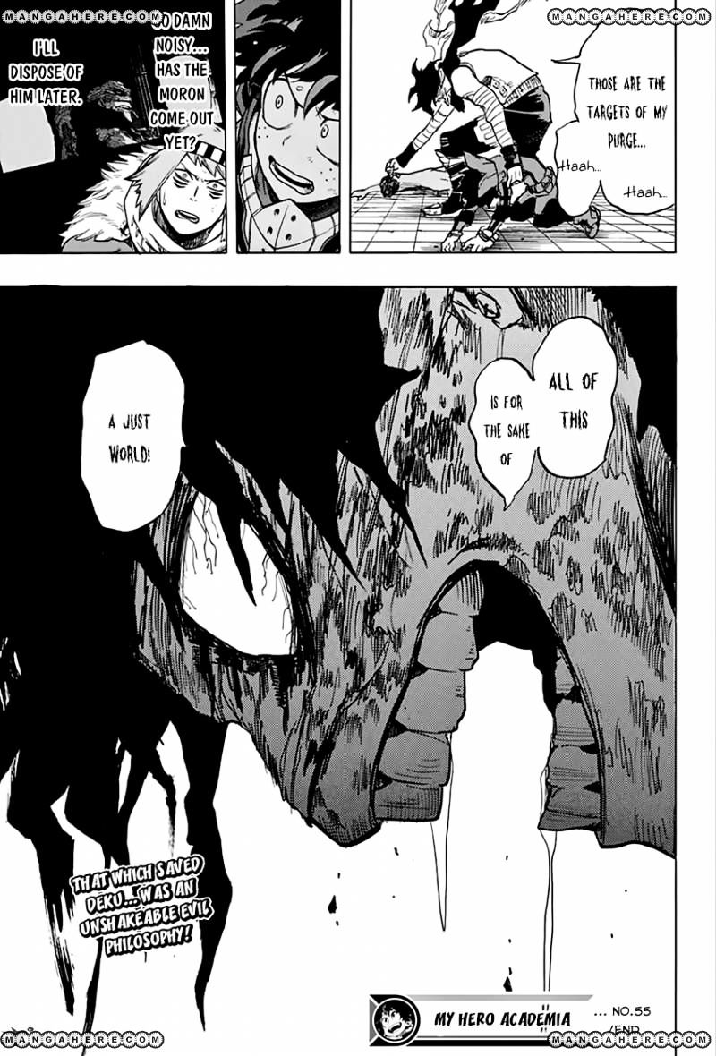 My Hero Academia, chapter 55