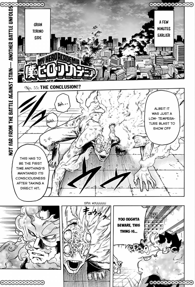 My Hero Academia, chapter 55