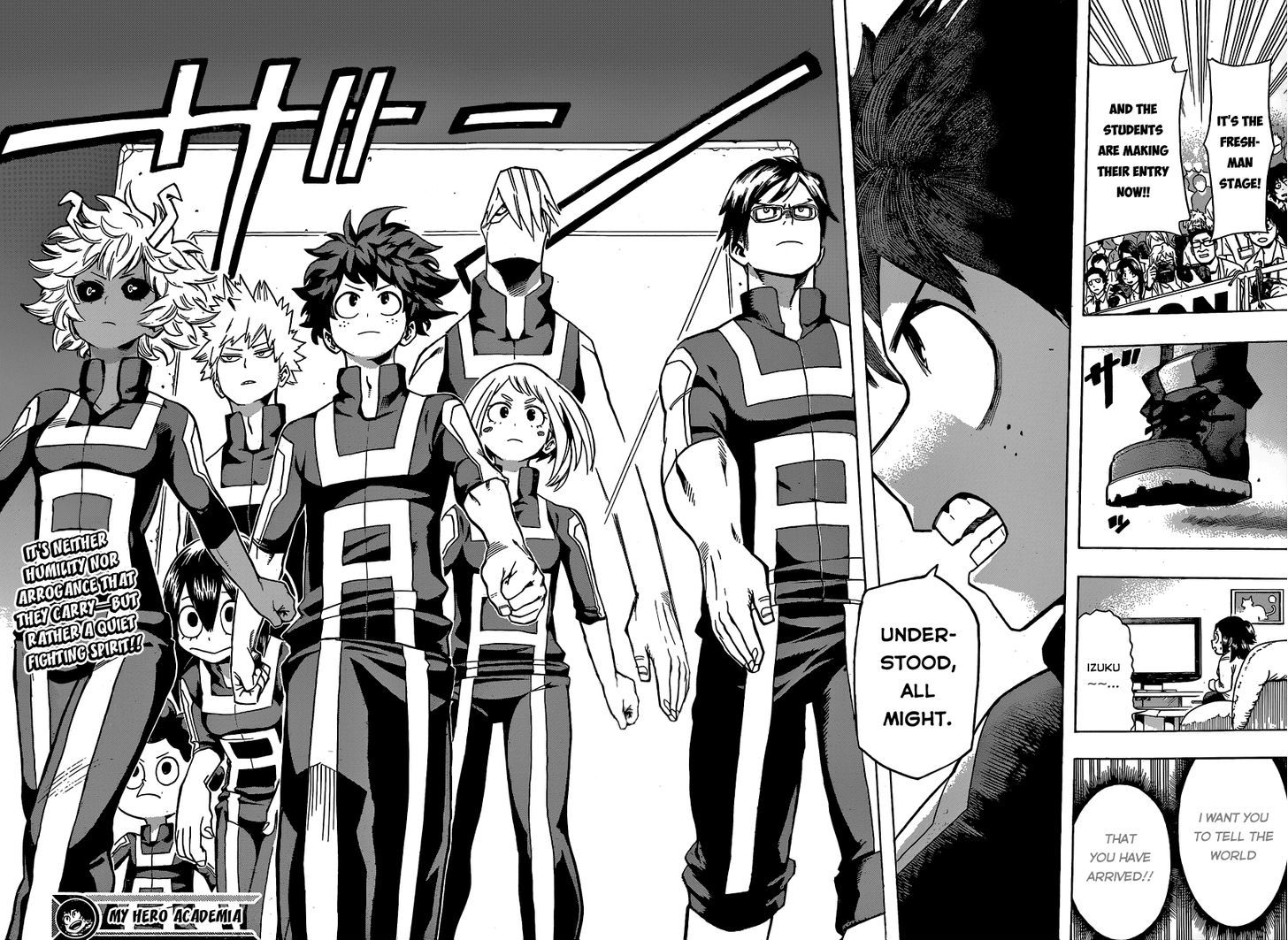 My Hero Academia, chapter 23