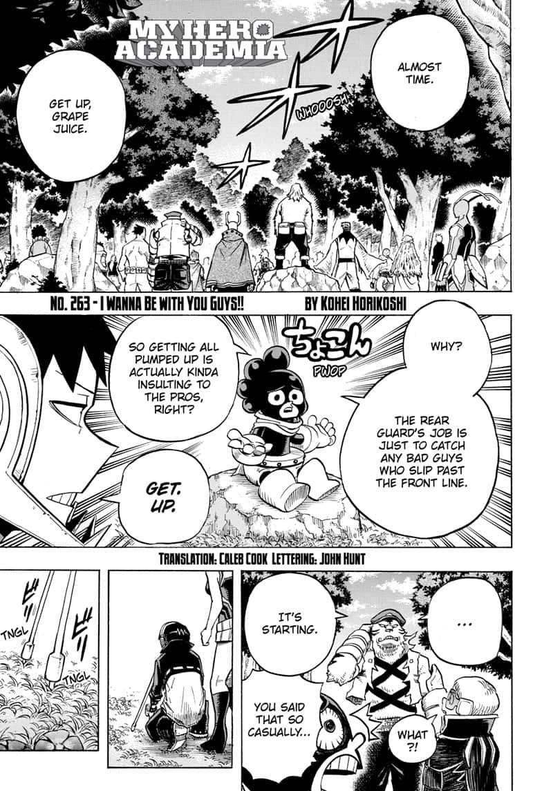 My Hero Academia, chapter 263