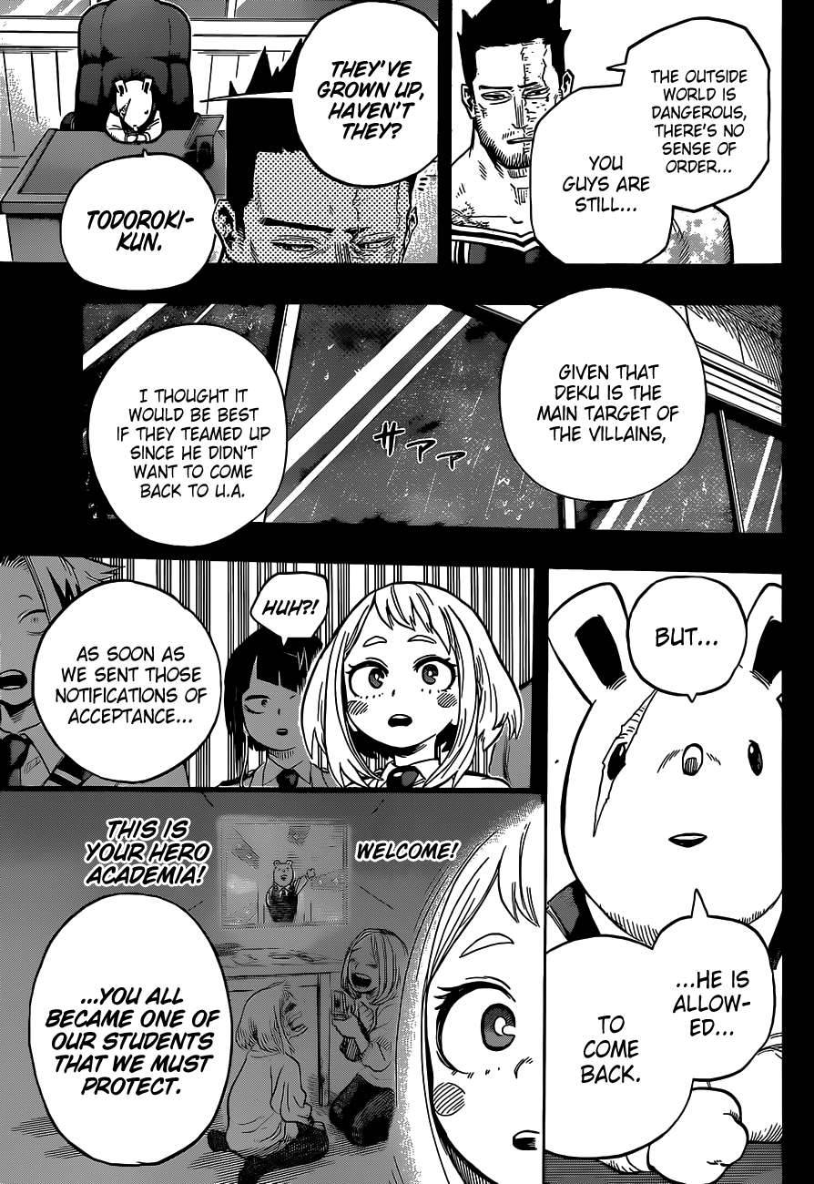 My Hero Academia, chapter 319