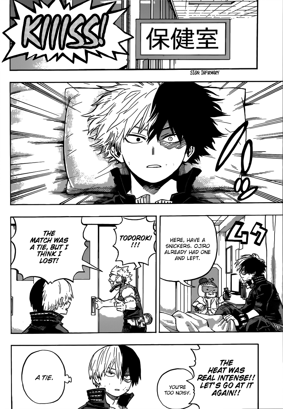 My Hero Academia, chapter 206