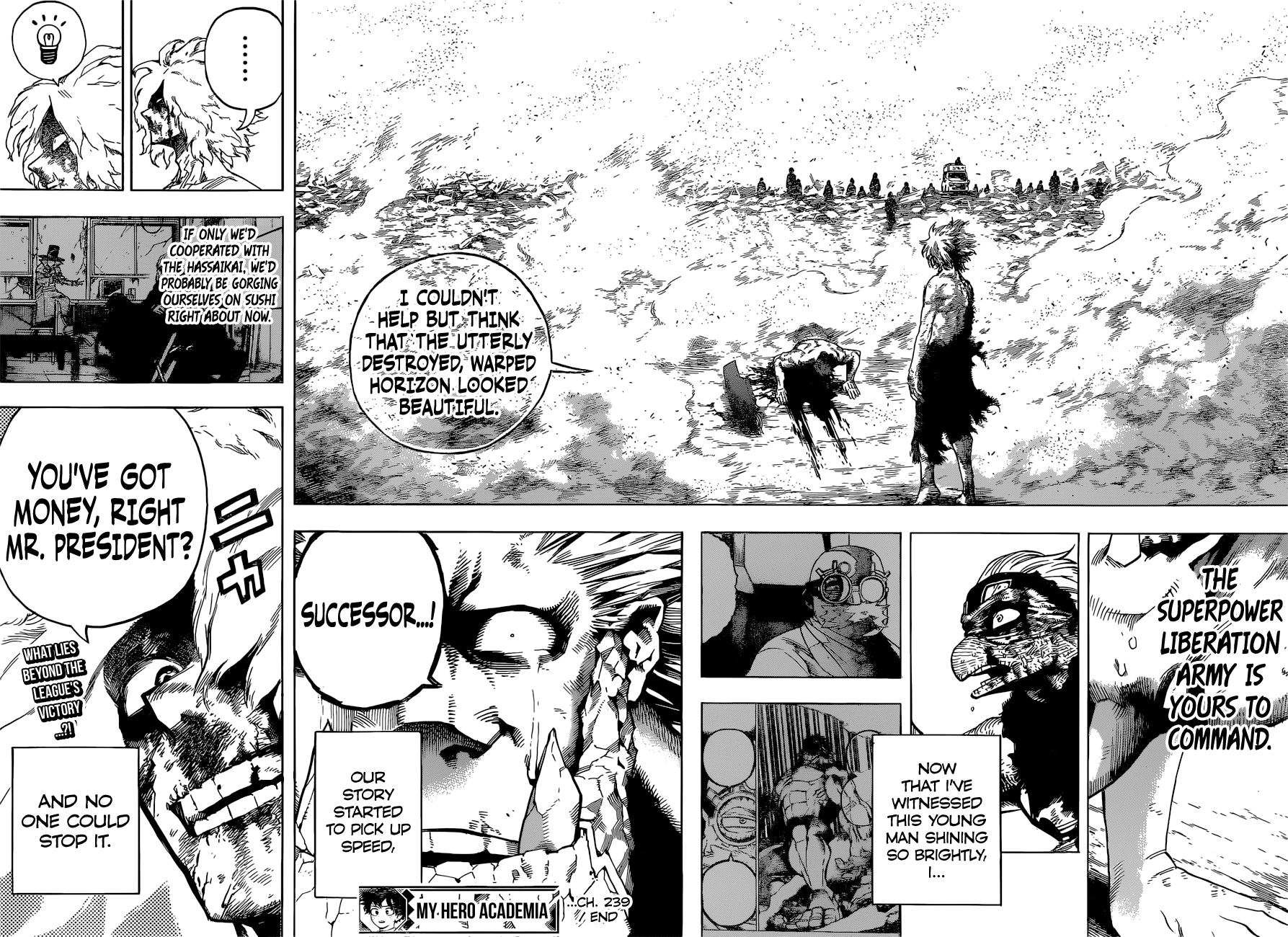 My Hero Academia, chapter 239