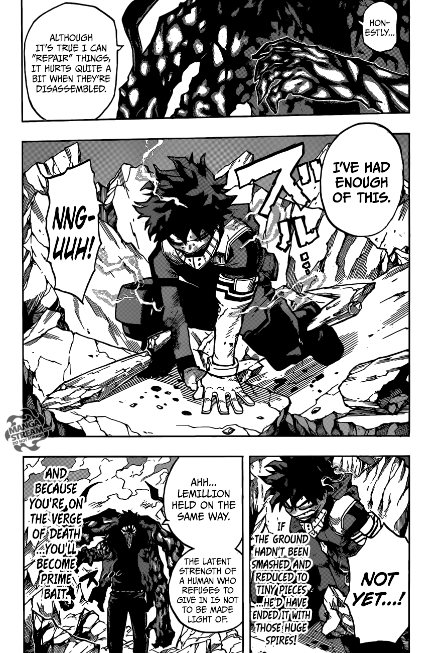 My Hero Academia, chapter 155