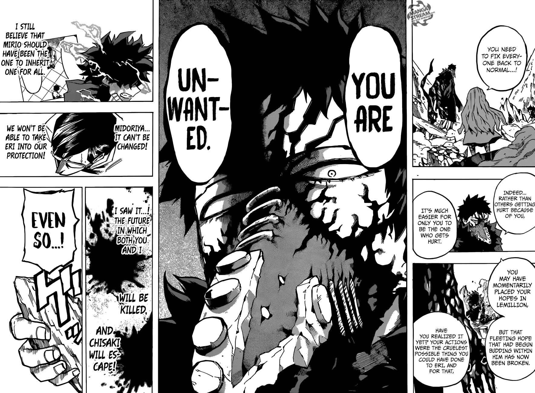 My Hero Academia, chapter 155