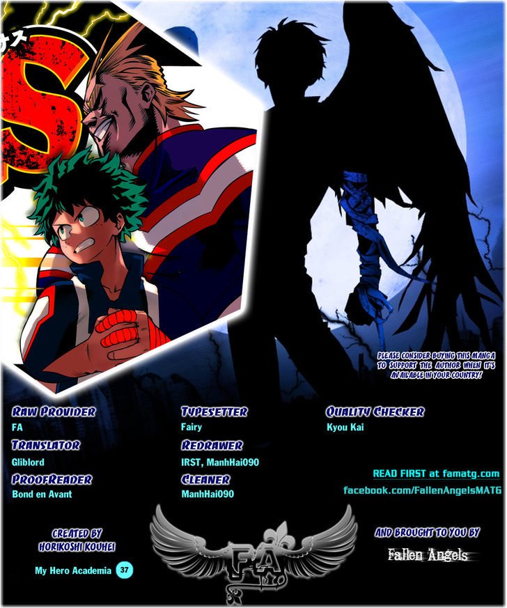 My Hero Academia, chapter 37