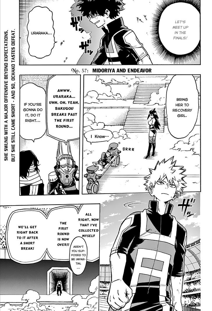 My Hero Academia, chapter 37