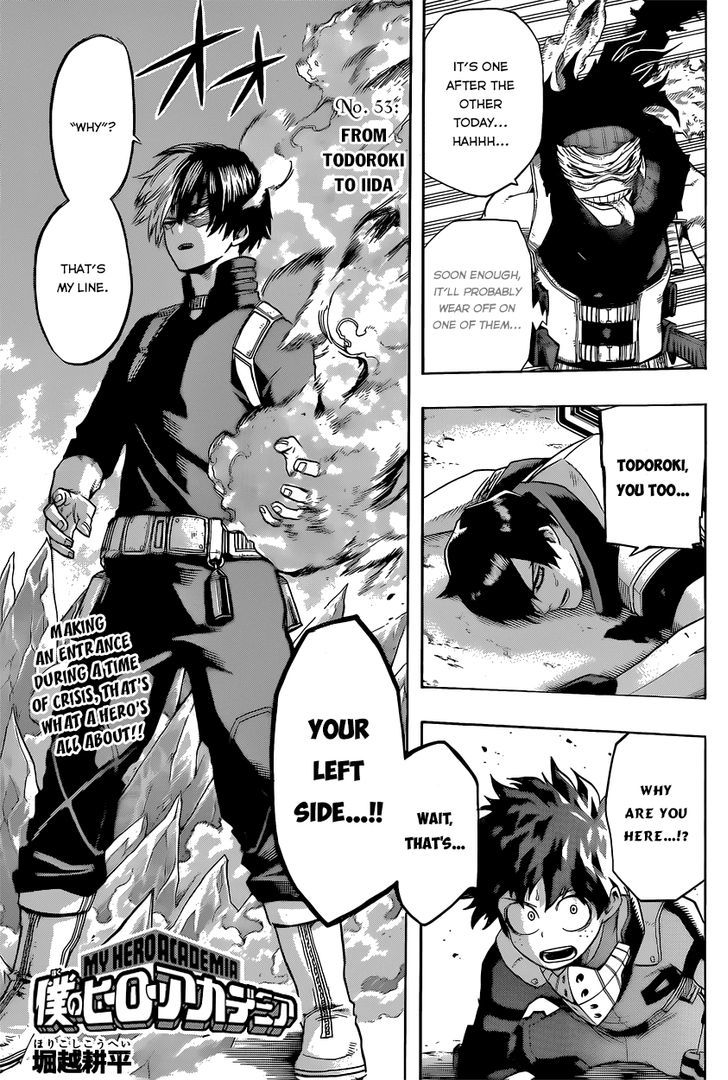 My Hero Academia, chapter 53