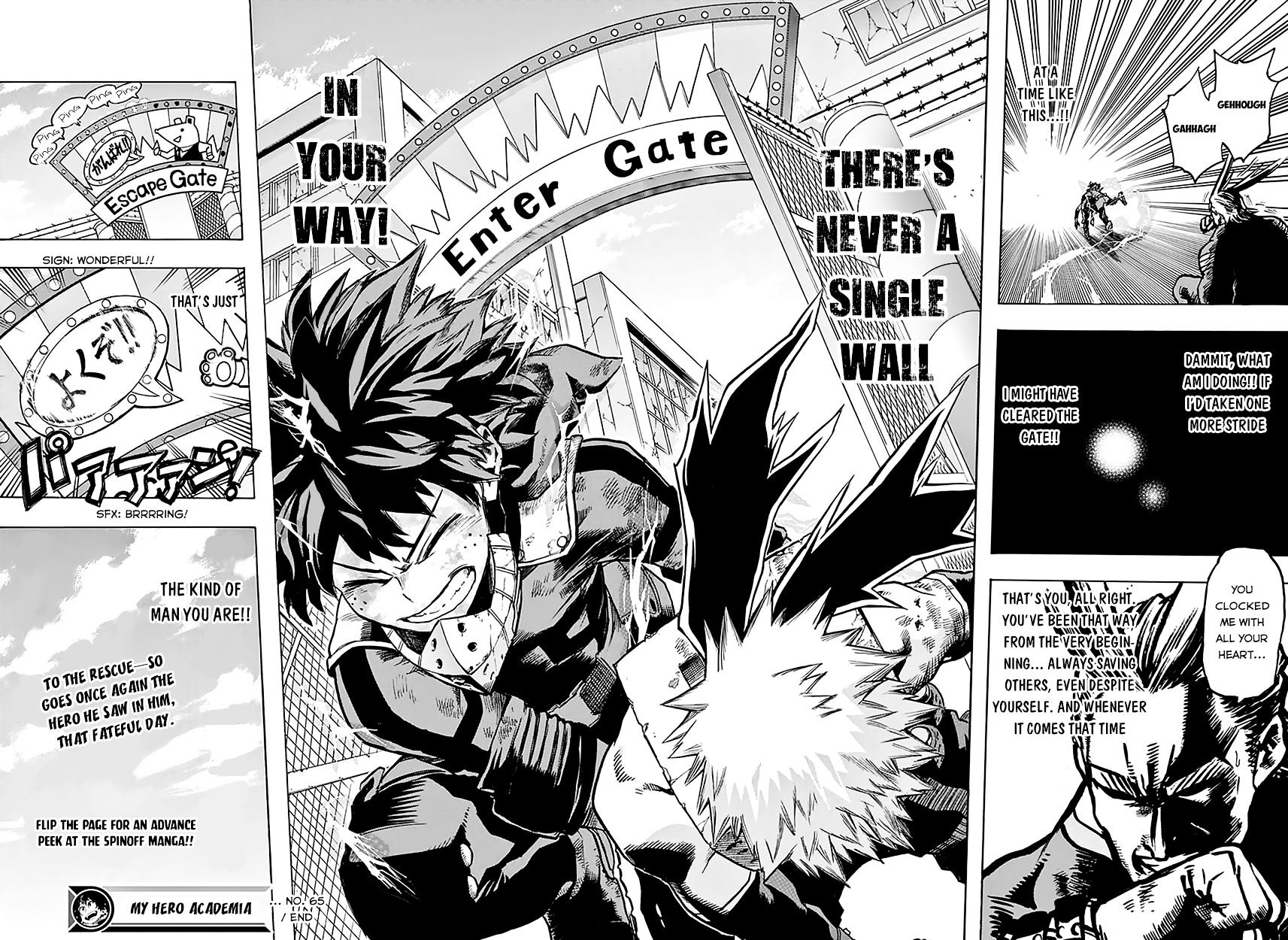 My Hero Academia, chapter 65