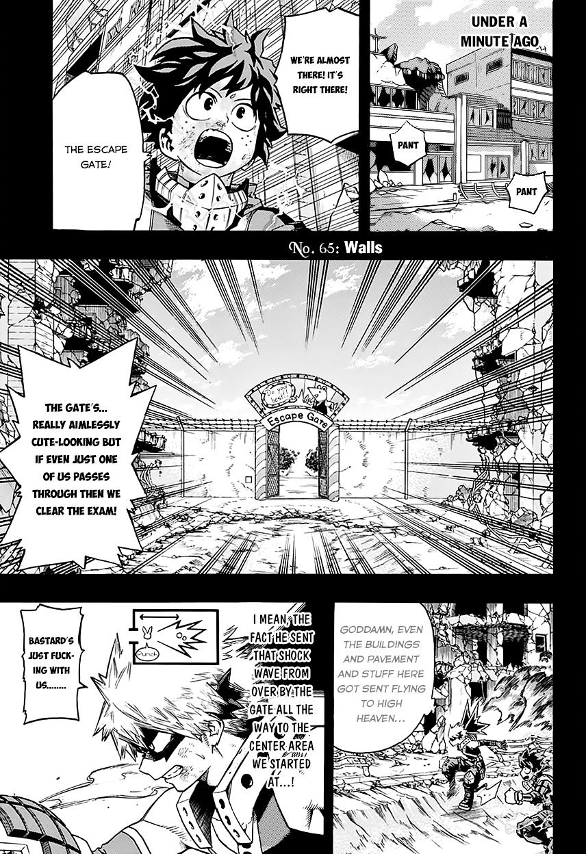 My Hero Academia, chapter 65